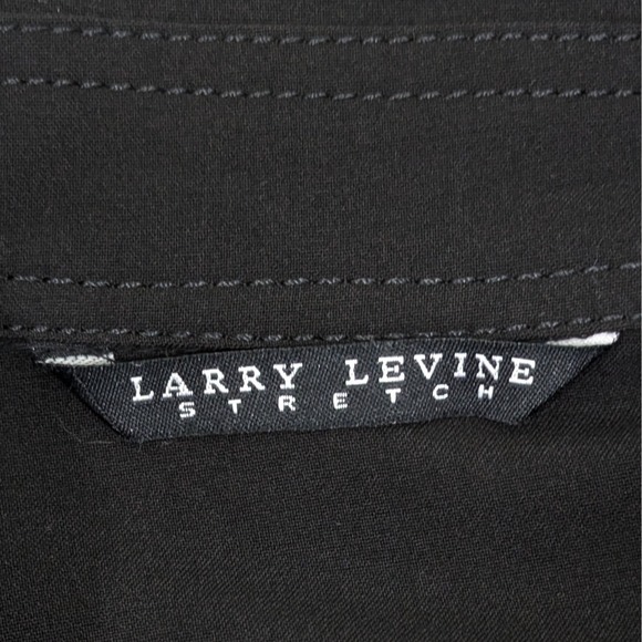 Larry Levine Trapeze Style Jacket‎ Size 8 Black 3/4 Sleeve Short Pockets Swing - Picture 7 of 9